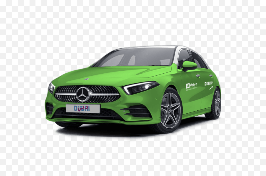 Mercedes Car Png - Udrive Dubai,Green Car Png