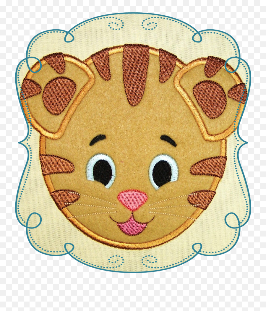 Daniel Tigers Neighbourhood Applique Machine Embroidery - Daniel Neighborhood Clipart Png,Daniel Tiger Png