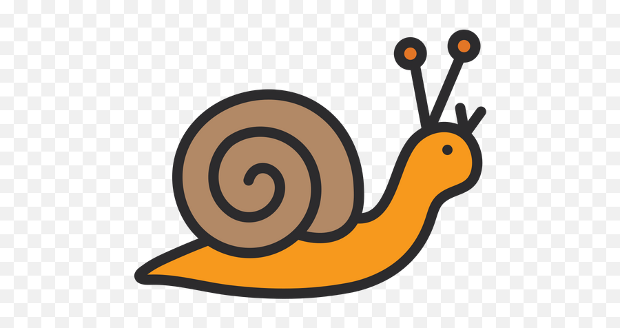 Snail Icon Of Colored Outline Style - Available In Svg Png,Snail Png