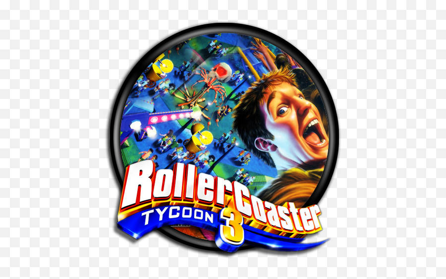 Rollercoaster Tycoon 3 Icon - Roller Coaster Tycoon 3 Icon Png,Rollercoaster Png