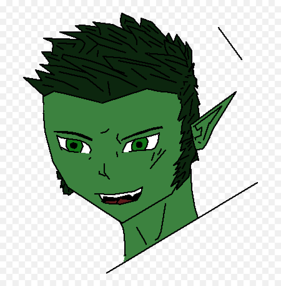 Pixilart - Beast Boy Freehand By Impulse Drawing Png,Beast Boy Png