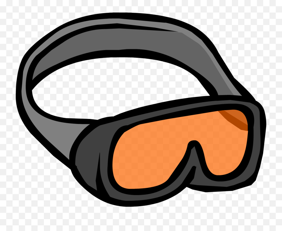 Diving Clipart Goggles - Ski Goggles Clipart Transparent Club Penguin Red Snow Goggles Png,Clout Goggles Transparent
