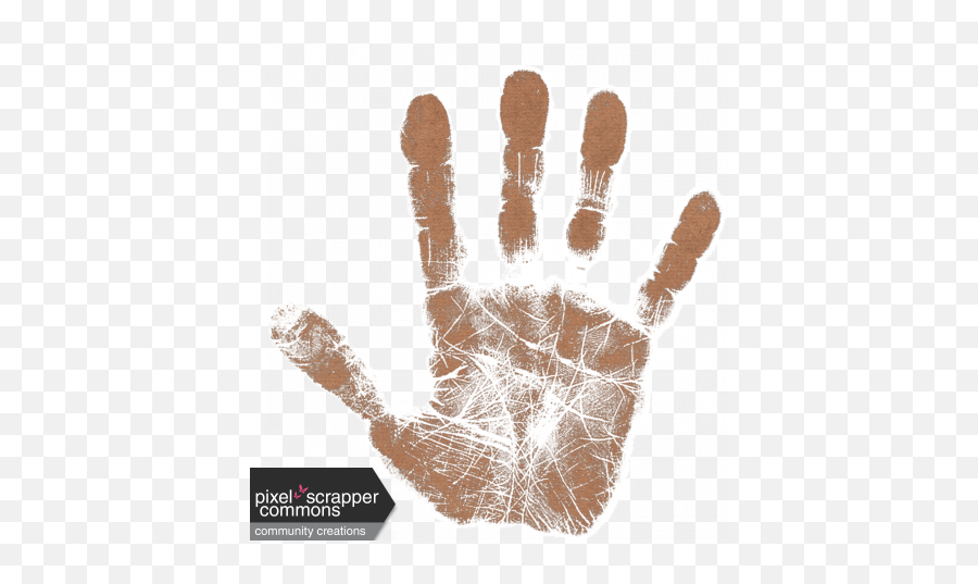 Kmrd Dirty Mcfilthy Handprint R - Handprint Ornament Oval Hand Finger Print Png,Handprint Png