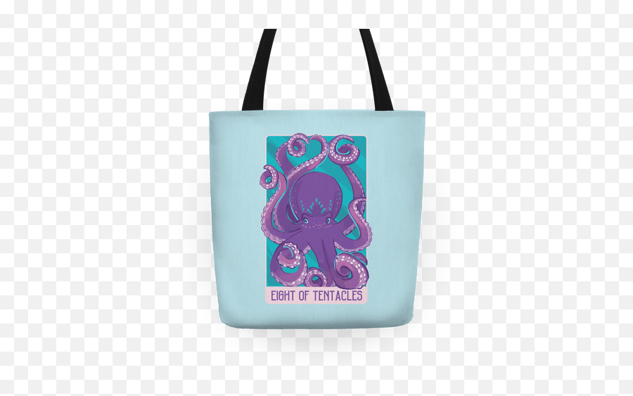 Eight Of Tentacles Totes Lookhuman - Tote Bag Png,Tentacles Png