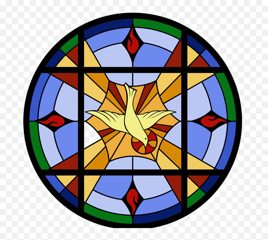Catholic Stained Glass Window Png High - Stained Glass Windows Catholic Church,Stained Glass Png