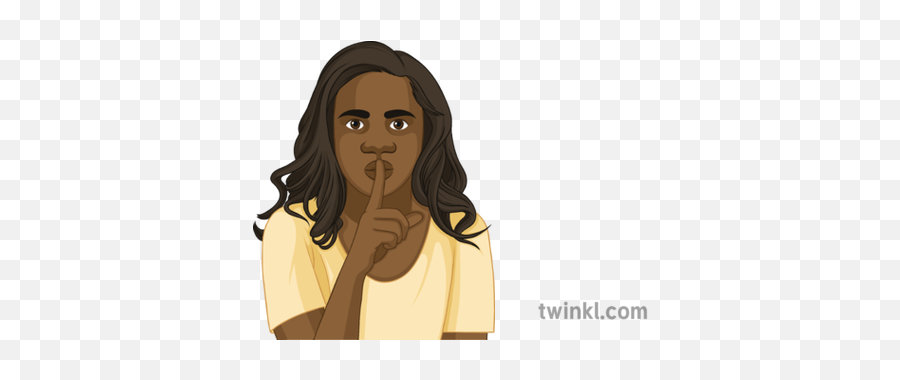 Shh Hush Quiet Sen People Shush Ks3 Ks4 Illustration - Twinkl Illustration Png,Shhh Png