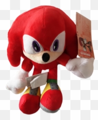Sonic The Hedgehog Classic Knuckles 11 Plush - Stuffed Toy Png,Knuckles The Echidna Png