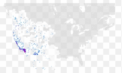 Base Map Where Plant Found - Fallout Usa Map Full Size Png Map,Usa Map Png