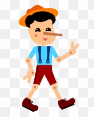 Pinocchio By Erzhena Mironova - Cartoon Png,Pinocchio Png