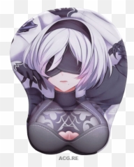 Nier Automata 2b 3d Game Breast - Mousepad Nier 2b Png,Nier Automata Png