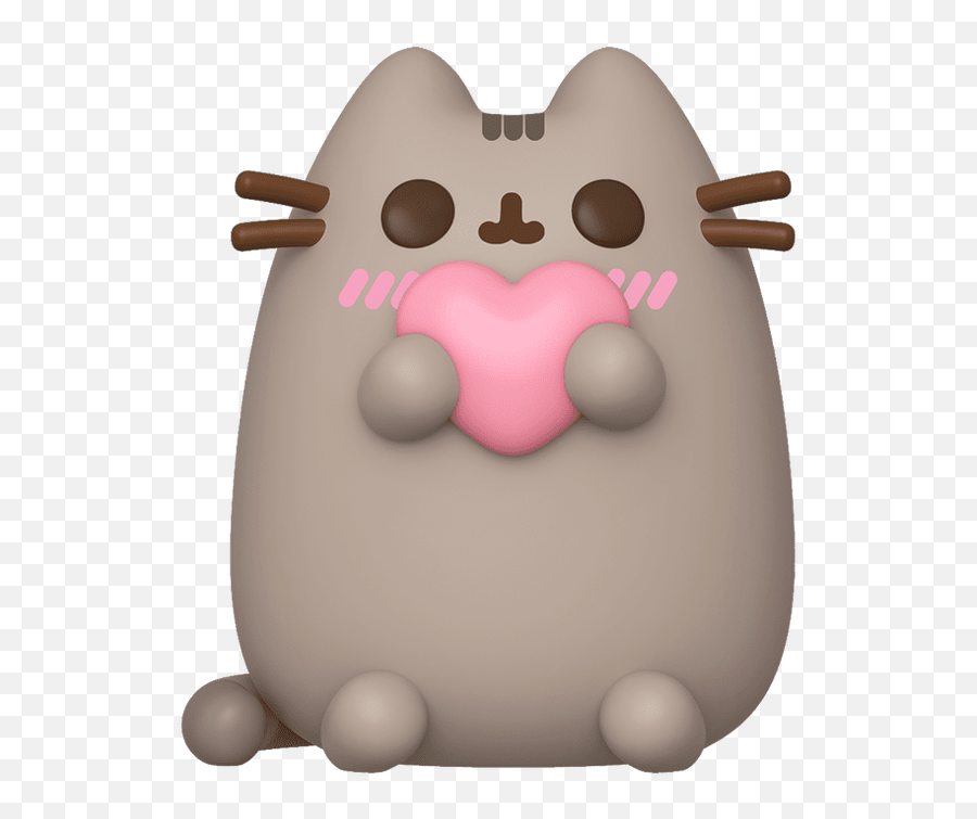Funko Pop Pusheen W Heart - Pusheen Heart Funko Png,Pusheen Transparent