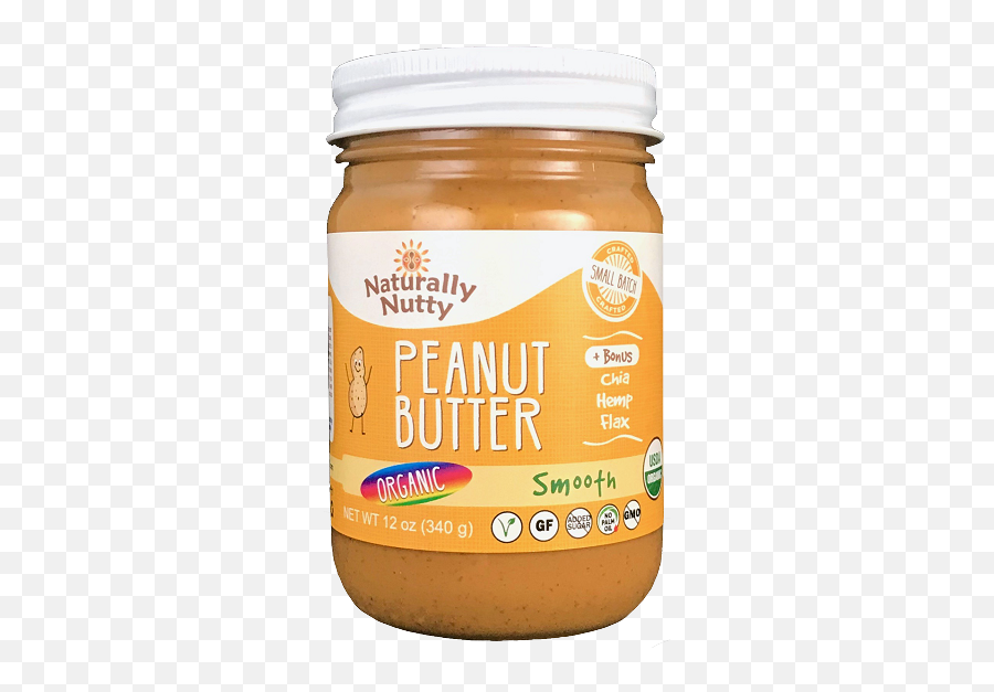 Organic Natural Peanut Butter - Smooth Natural Peanut Peanut Butter Png,Peanut Butter Png