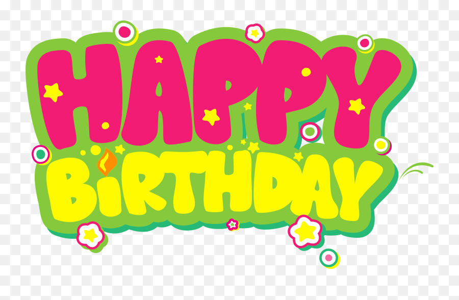Pink Happy Birthday Clipart - Happy Birthday Clipart Hd Png,Happy Birthday Logo