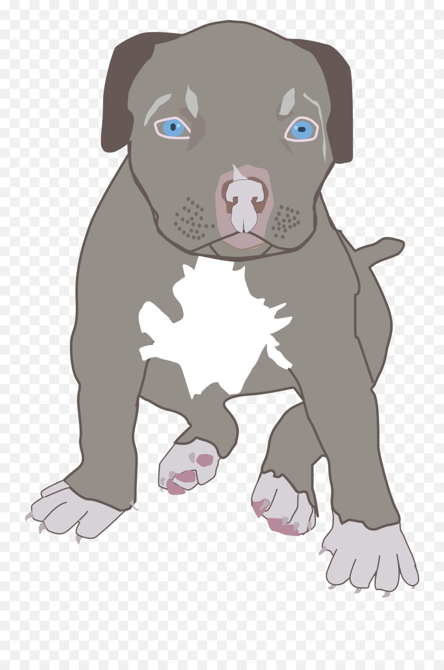 Pitbull Logo - Clip Art Library Pitbull Puppy Clipart Png,Pitbull Logo