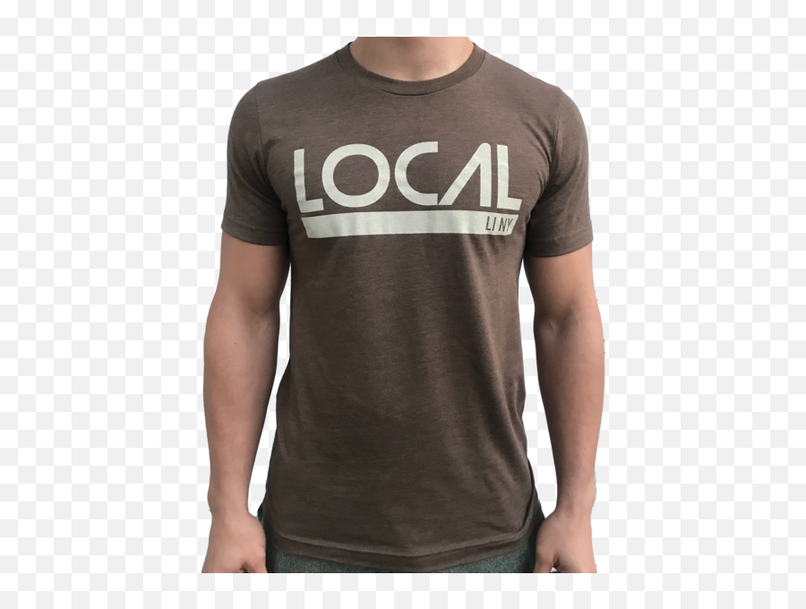 Local Liny Design Heather Brown T Shirt - Short Sleeve Png,T Shirt Design Png