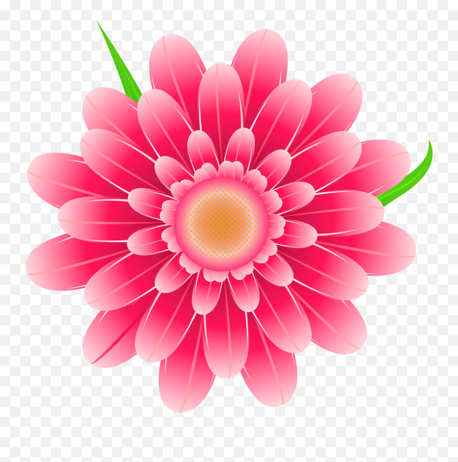 Transparent Pink Flower Clipart Png - Flower Vector Design Png,Flowers Clipart Png