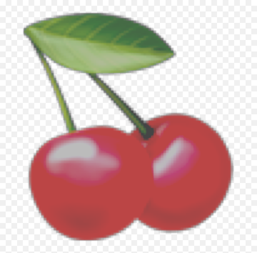 Cherry Red Fruit Emoji Redaesthetic Sticker By - Transparent Cherry Emoji Png,Cherry Transparent Background