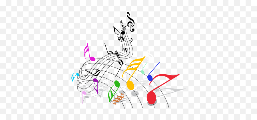 Notas Musicales - Treble Clef Bass Clef Heart Png,Notas Musicales Png