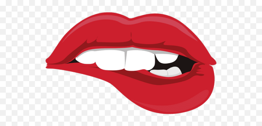 Download Hd Drawn Tongue Lip Bite - Kappa Kappa Gamma Lips Png,Tongue Transparent