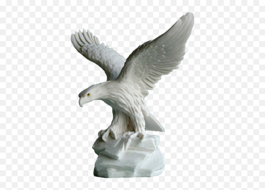 Eagle Statue Taking Off Made Of Alabaster - Alabaster Png,Greek Bust Png