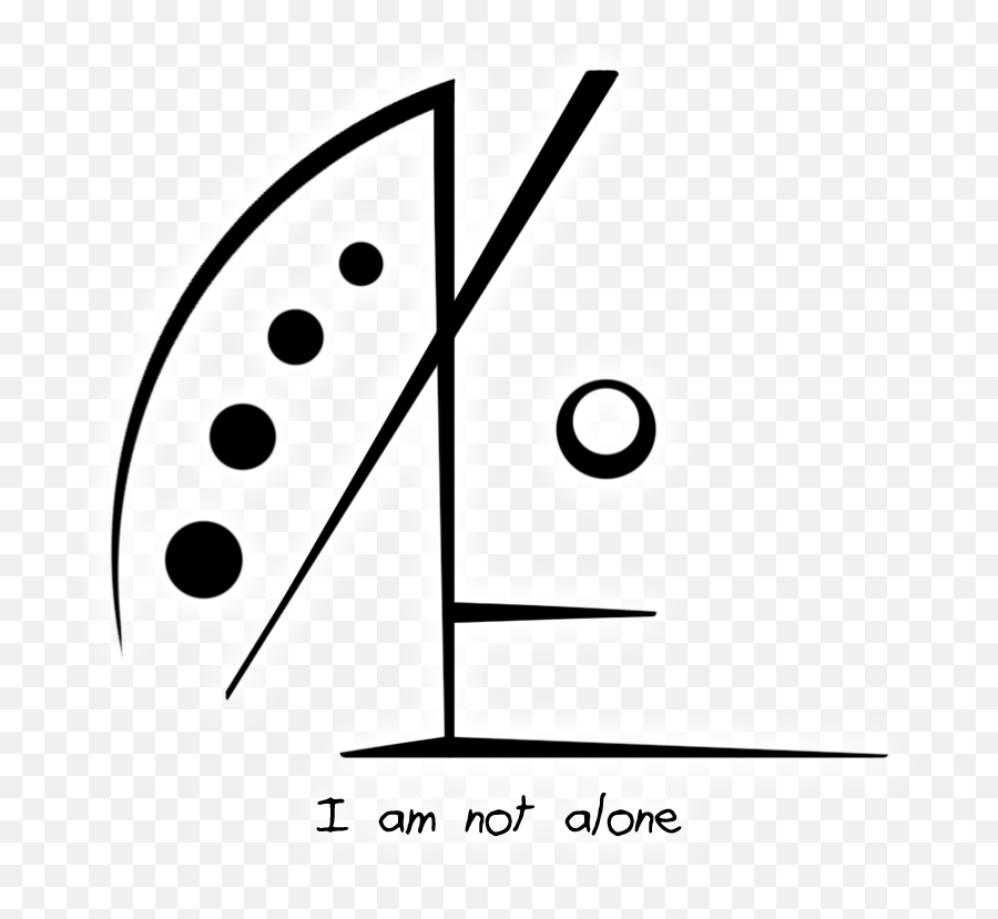 I Am Not Aloneu201d Sigil Requested By Anonymous Requests - Not Alone Tattoo Symbol Png,Do Not Symbol Transparent