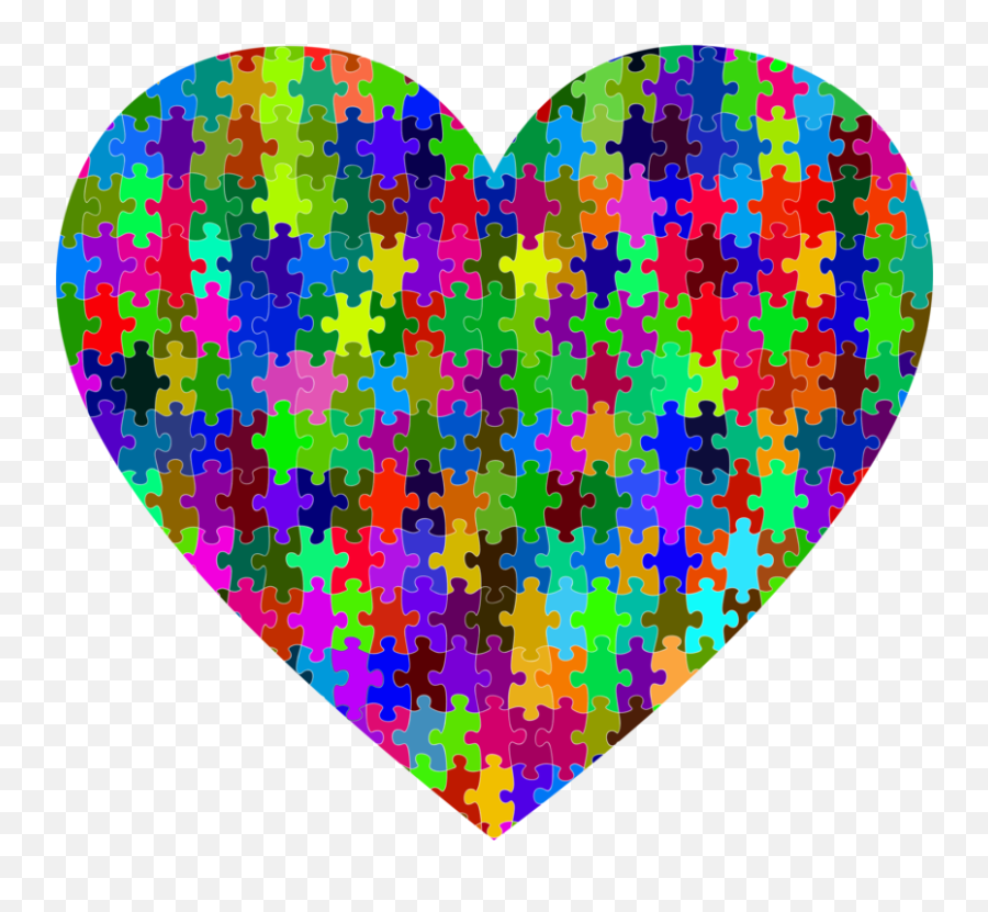 Heart Organ World Autism Awareness Day - Jigsaw Puzzle Png,Autism Awareness Png