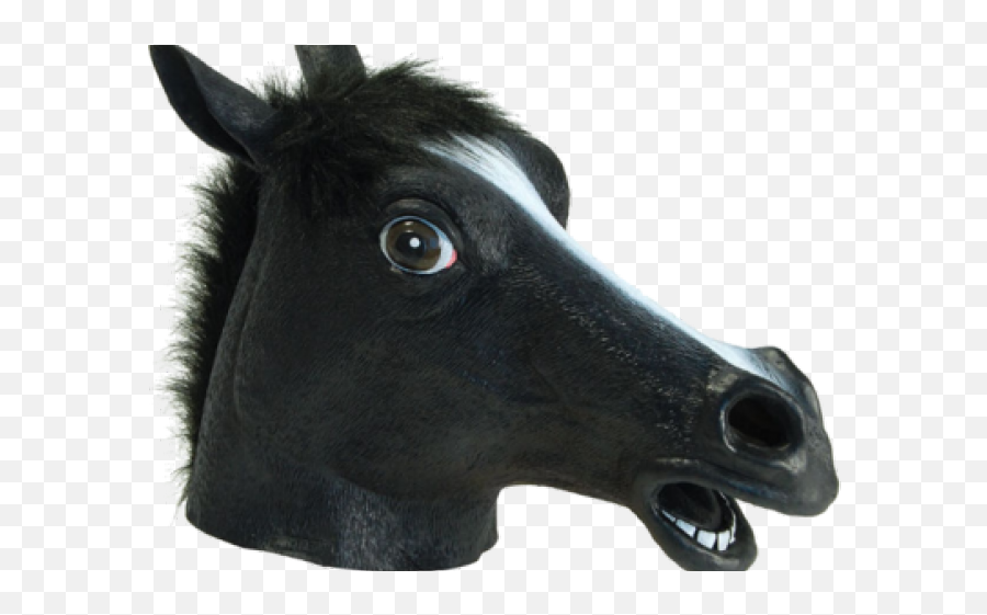 Drawn Mask Horse - Black Horse Mask Png,Horse Mask Png