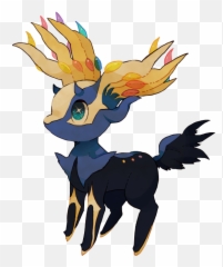 Cute Chibi Legendary Pokemon - Pokemon Xerneas Chibi Png,Xerneas Png