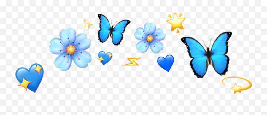 Butterfly - Blue Butterfly Emoji Png,Butterfly Emoji Png