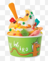 Orange Leaf Happy Hour Hd Png Download - Gelato,Frozen Yogurt Png