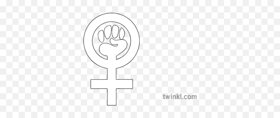 Feminism Logo Philosophy Womens Rights - Simbolo Feminista Para Colorear Png,Feminism Icon