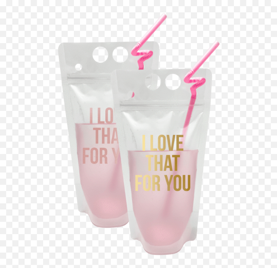 I Love That For You Party Pouch - Pint Glass Png,Neon Icon Straws