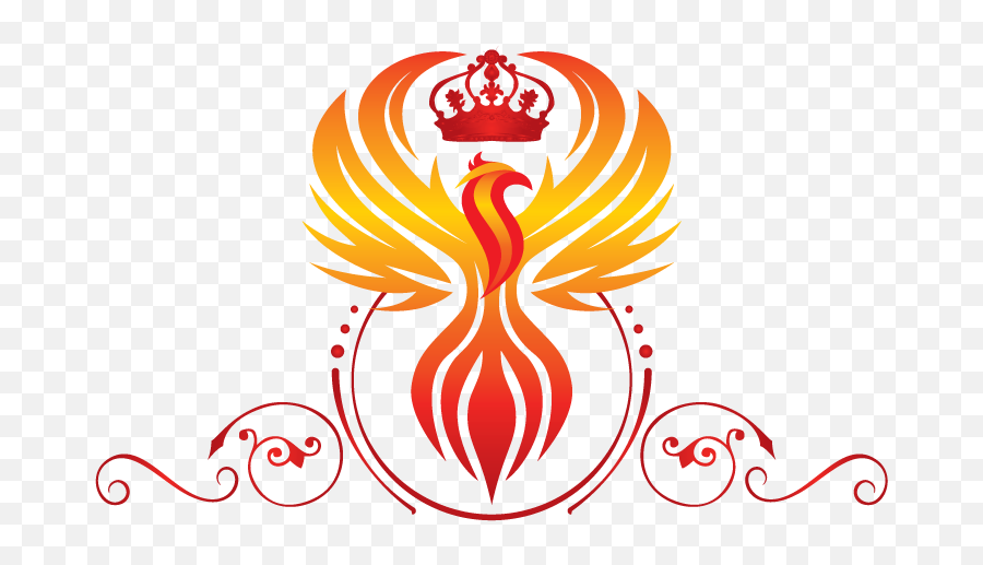 Create A Luxurious Logo Of Phoenix For Your Brand - Gold Crown Png,Phoenix Bird Icon