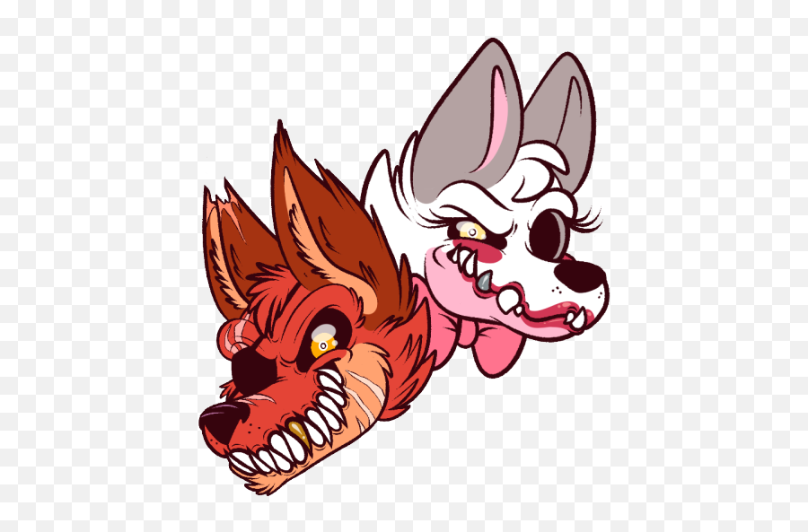 Ive Wanted To Draw Foxy And Mangle For - Draw Foxy And Mangle Png,Foxy Transparent