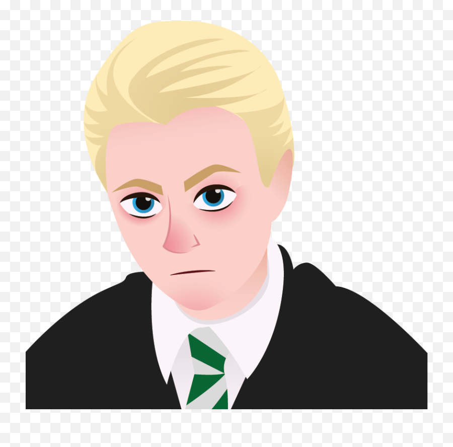 Download Hd Draco Malfoy Transparent Png Image - Nicepngcom Draco Malfoy Cartoon,Draco Png