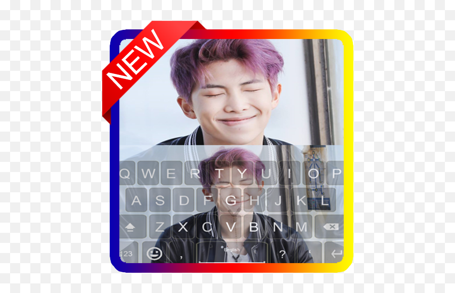 Kim Namjoon Keyboard Theme For Army Bts Fans U2013 Apps Bei - Poster Png,Namjoon Png
