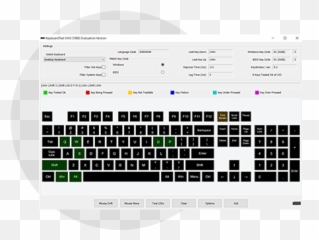 Passmark Keyboardtest - test software Kuinka Ottaa Kuvakaappaus Tietokoneella png