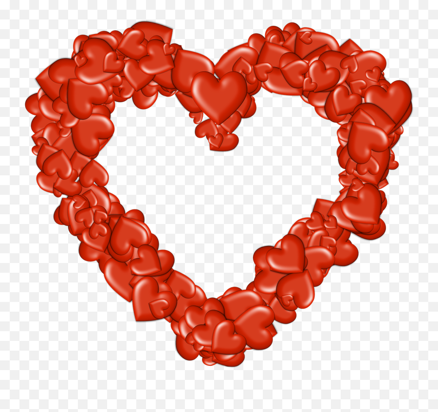 Heart Outline Transparent Png Images - Stickpng Heart Made Of Hearts Png,Transparent Heart Outline