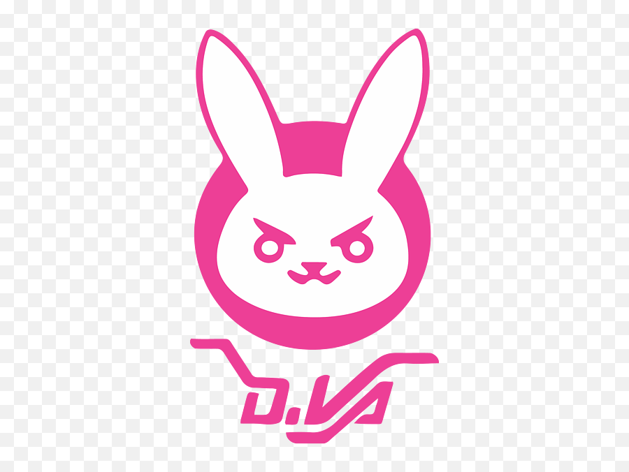 Dva Bunny Logo Overwatch Puzzle For Sale By Angelita M Heffernan - Transparent Dva Bunny Logo Png,Overwatch Barbarian Icon