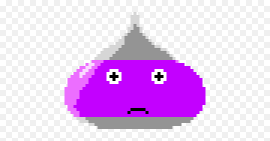 Pixel Art Gallery - Dragon Quest Slime Pixel Png,Geometry Dash Insane Icon