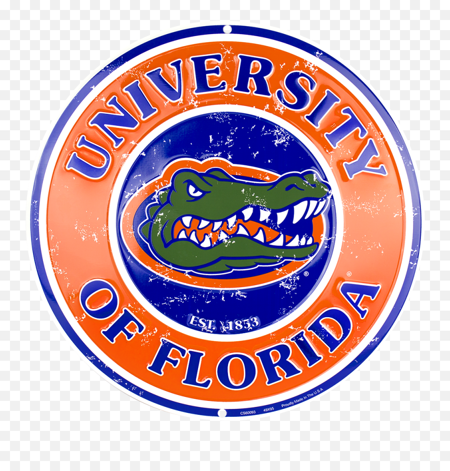 Download Hd Florida Gators Circle Sign - Florida Gators Png,Florida Gators Png