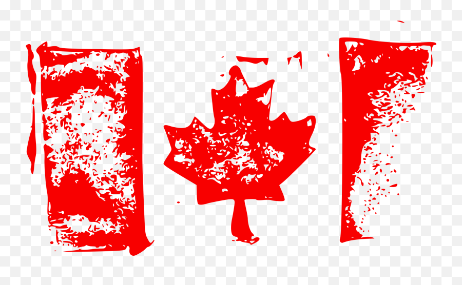 Grunge Flag Of Canada Png Transparent Onlygfxcom - Canadian Flag Png,Canada Leaf Png