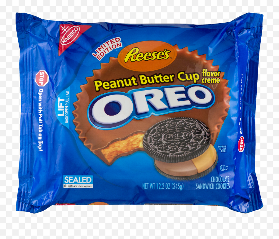 Download Nabisco Reeseu0027s Peanut Butter Cup Creme Oreo - Oreo Png,Oreo Transparent