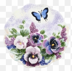 Hanging Ornaments Png - Color Classification Pair Of Pigeon Piatti Di Ceramica Con Farfalle,Mariposa Png