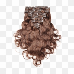 Wave Clip Hair Transparent Png - Natural Extensions