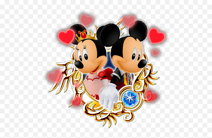 Download Mickey Minnie Vd Ver - Kh3 Sora Second Form Png,Mickey And Minnie Png