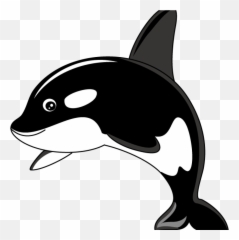 Orca Whale Clipart Panda - Cute Killer Whale Clip Art Png,Orca Png