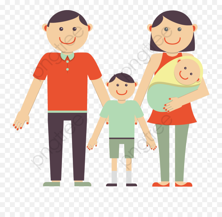 Download Free Png Vector Happy Family - Family Boy And Baby Clipart,Family Clipart Png