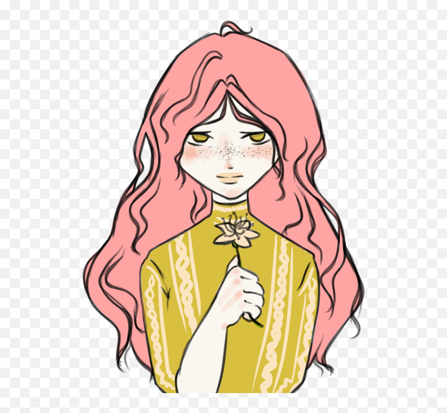 Art Human Girl Png Clipart - Cartoon Comic Characters Female,Sad Anime Girl Png