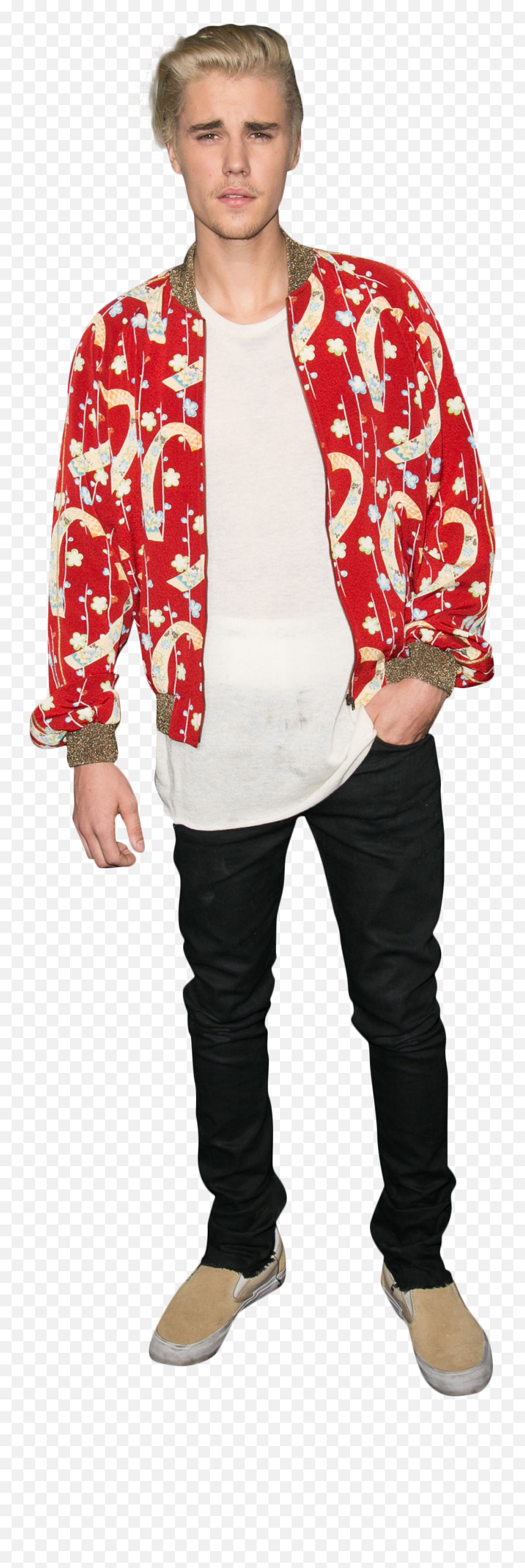 Justin Bieber Dressed In A Red Shirt - Justin Bieber Get Dressed Png,Red T Shirt Png